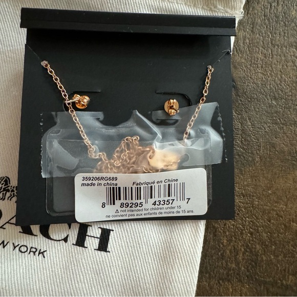 Coach Necklace and Earring Set - Picture 10 of 14